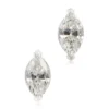 Marquise Diamond Studs, 1 Carat Total Weight, 14K White Gold