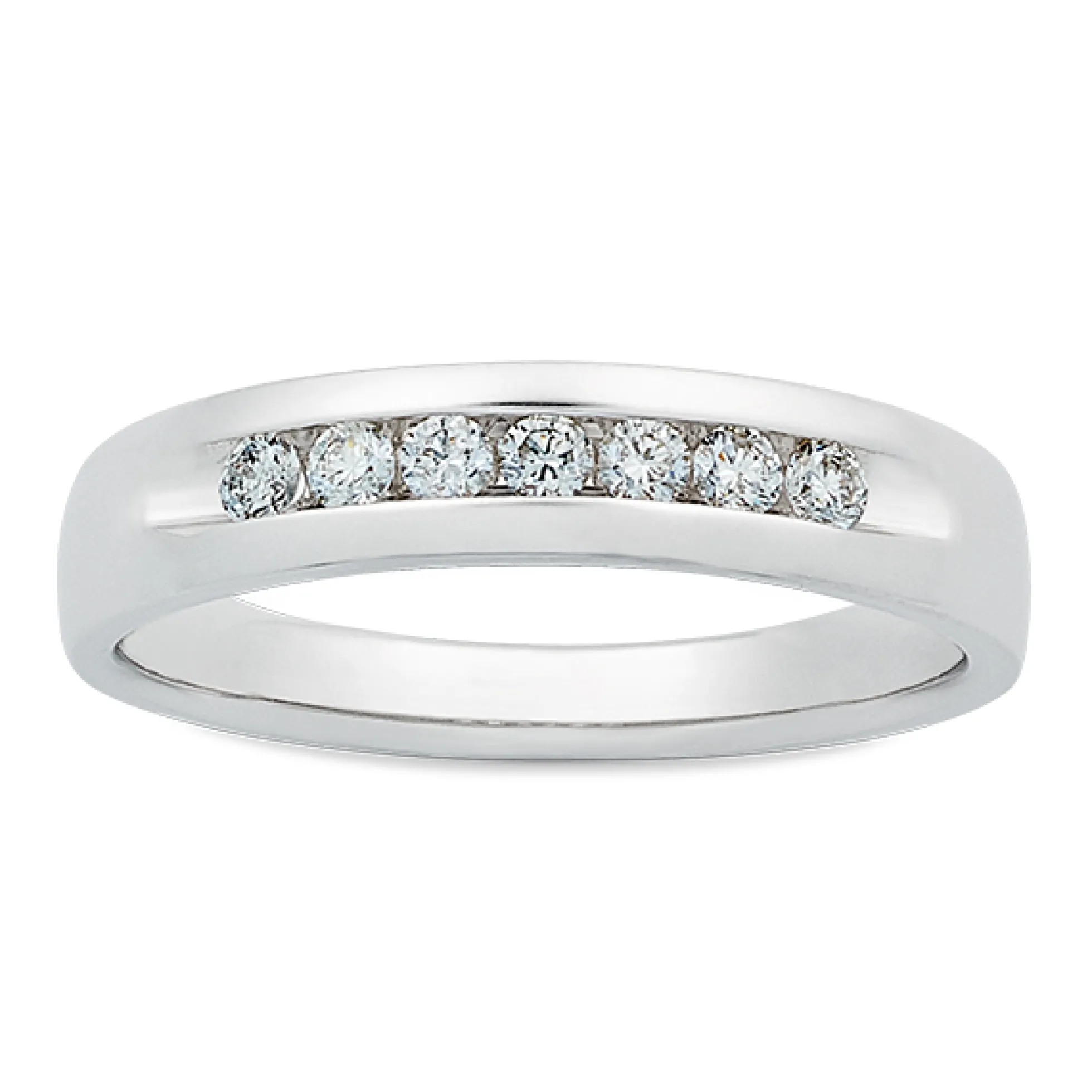 Men's Channel Set Diamond Band 14K, 1/3 ctw,