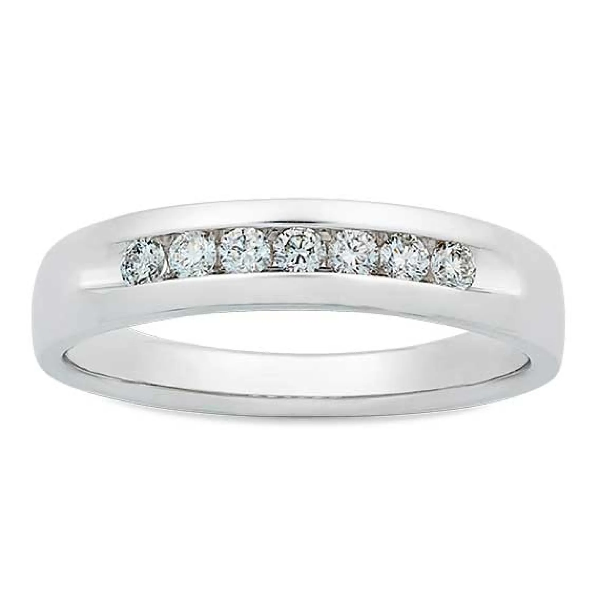 Men's Channel Set Diamond Band 14K, 1/3 ctw,