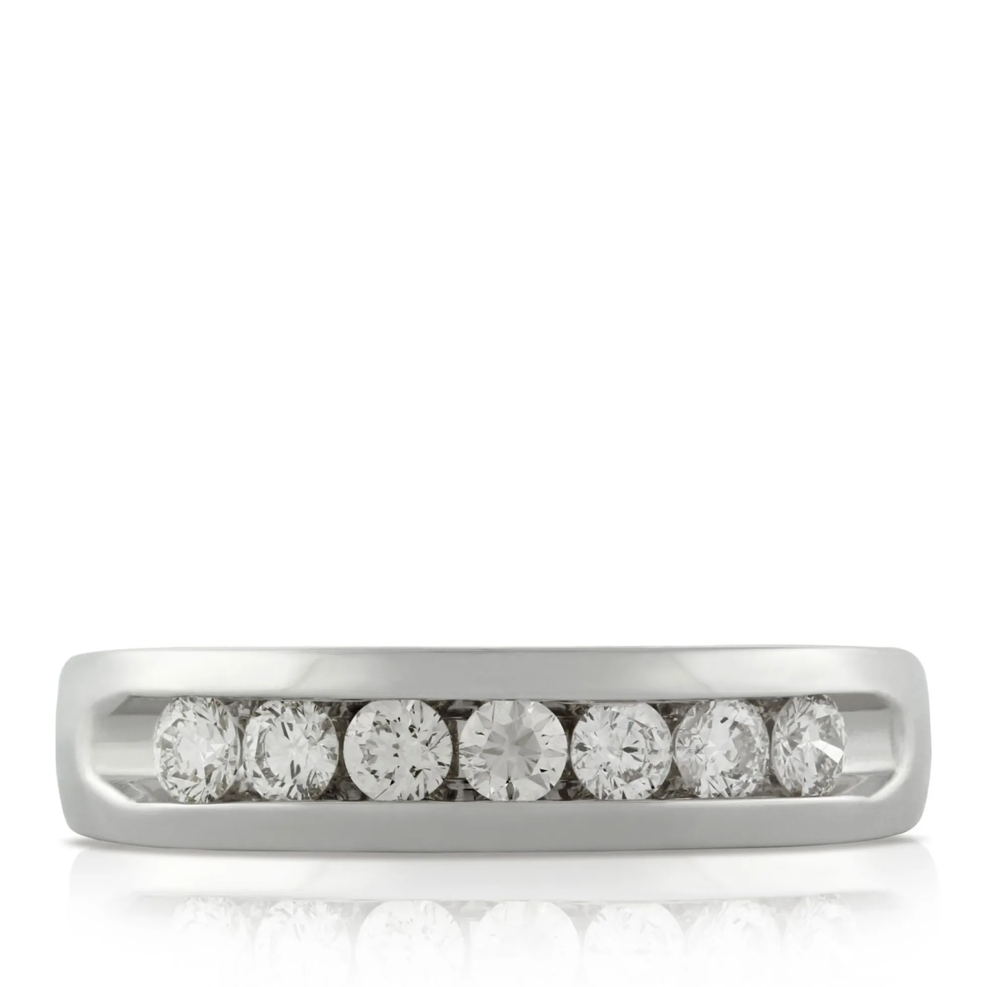 Men's Diamond Wedding Band 14K, 3/4 ctw.