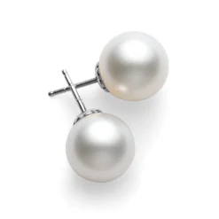 Mikimoto Akoya Cultured Pearl Earrings 7.5mm, A+, 18K
