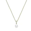 Mikimoto Akoya Cultured Pearl & Diamond Pendant 18K