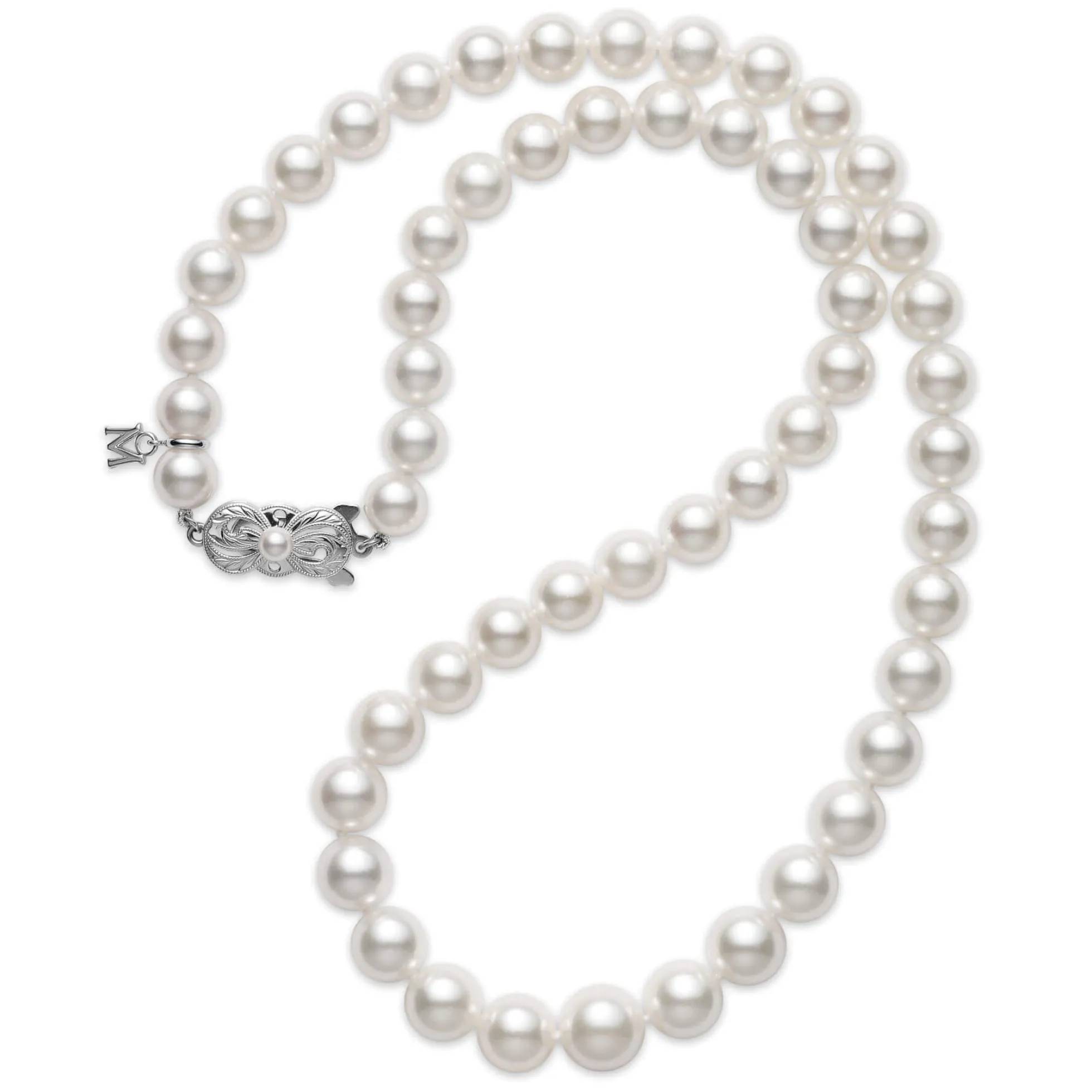 Mikimoto Graduated Akoya Cultured Pearl Strand Necklace 18K, 18"
