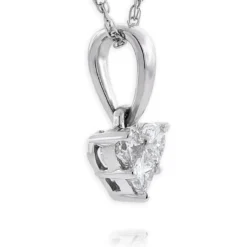 Mini Heart Diamond Pendant 14K