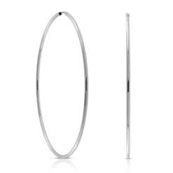 60MM Endless Hoop Earrings 14K