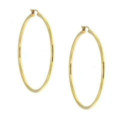 50MM Hoop Earrings 14K