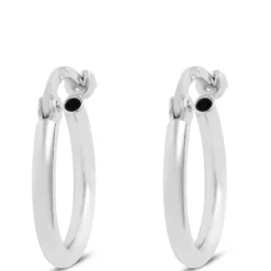 12MM Hoop Earrings 14K