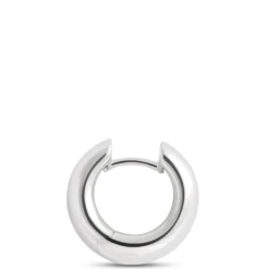 16.5MM Hoop Earrings, Sterling Silver