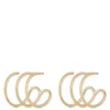 10mm Triple Cuff Earrings, 14K Yellow Gold
