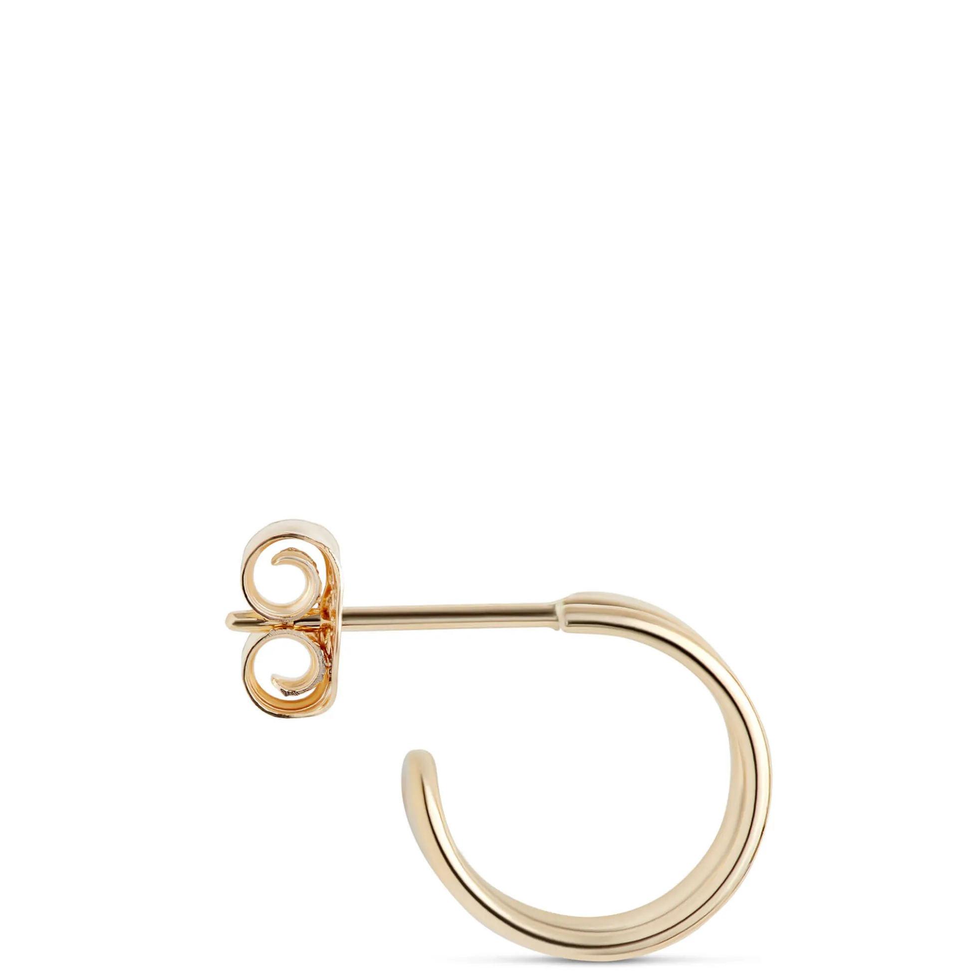 10mm Triple Cuff Earrings, 14K Yellow Gold