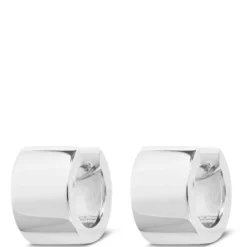 40MM Tube Hoop Earrings, 14K Yellow Gold