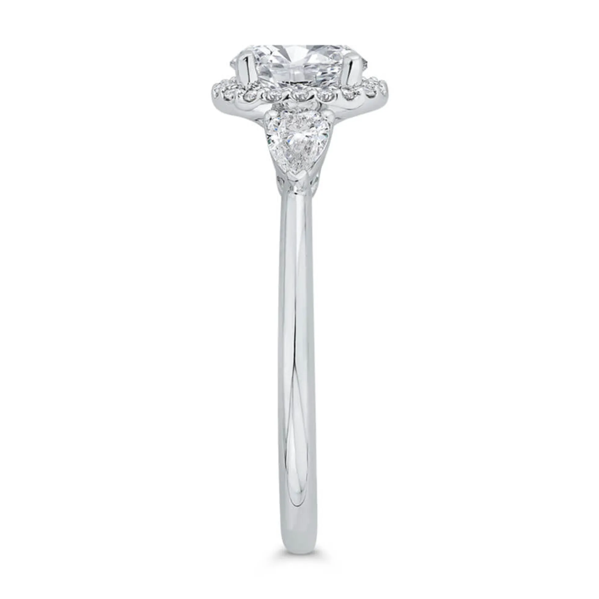 Modern Bella Ponte Diamond Engagement Ring Setting