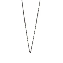 Monica Rich Kosann "Frankie" Delicate Black Steel Chain, Stainless Steel