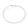 Mooncut Bead Bracelet, 14K White Gold