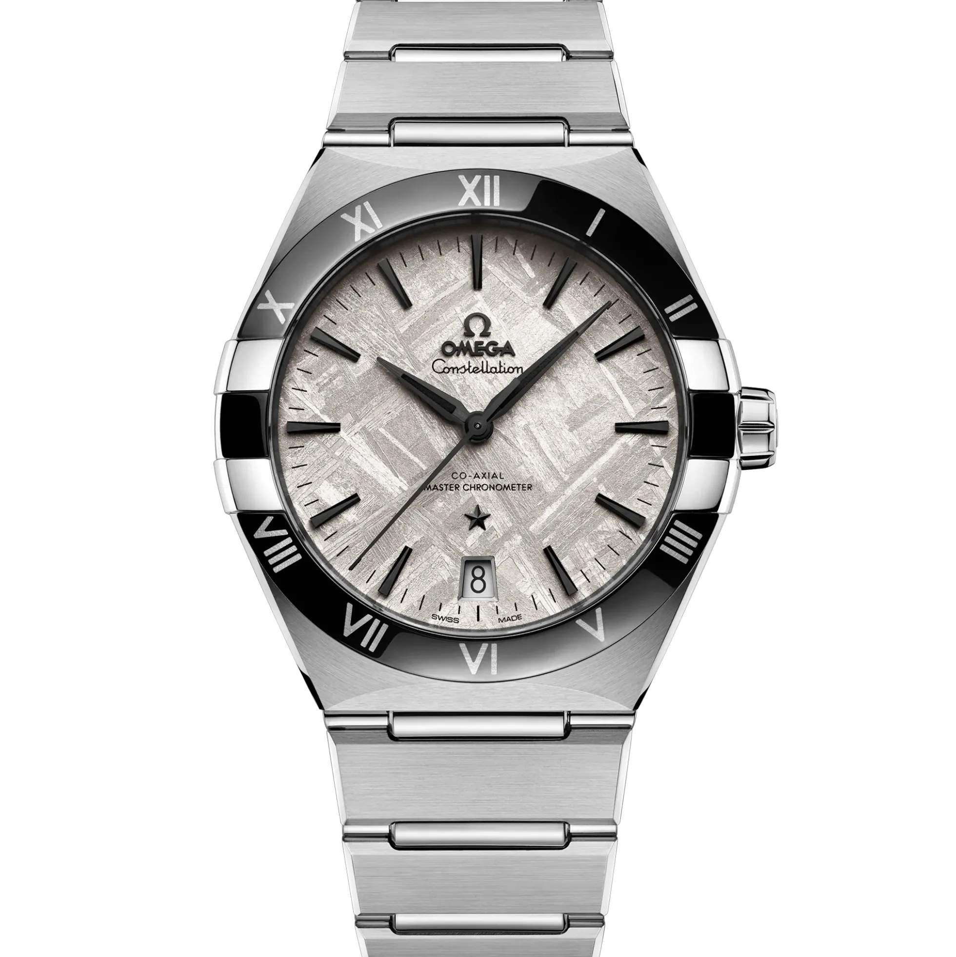 OMEGA Constellation Steel on Steel Gray Dial Watch, 41mm