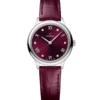 OMEGA De Ville Prestige Red Dial Watch, 27.5mm