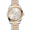 OMEGA Seamaster Aqua Terra Shades Steel ‑ Moonshine™ Gold on Steel ‑ Moonshine™ Gold Strap Silver Dial Watch, 38mm
