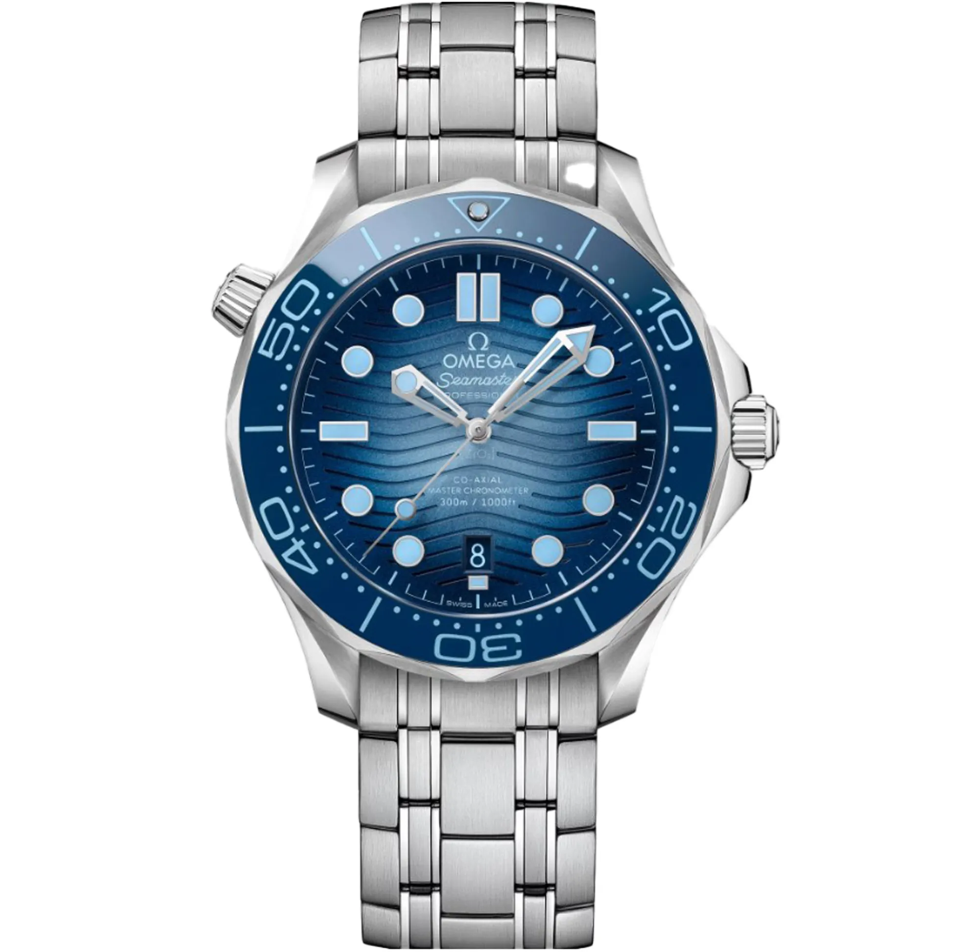 Omega Seamaster Diver 300M Blue Dial Watch, 42 mm
