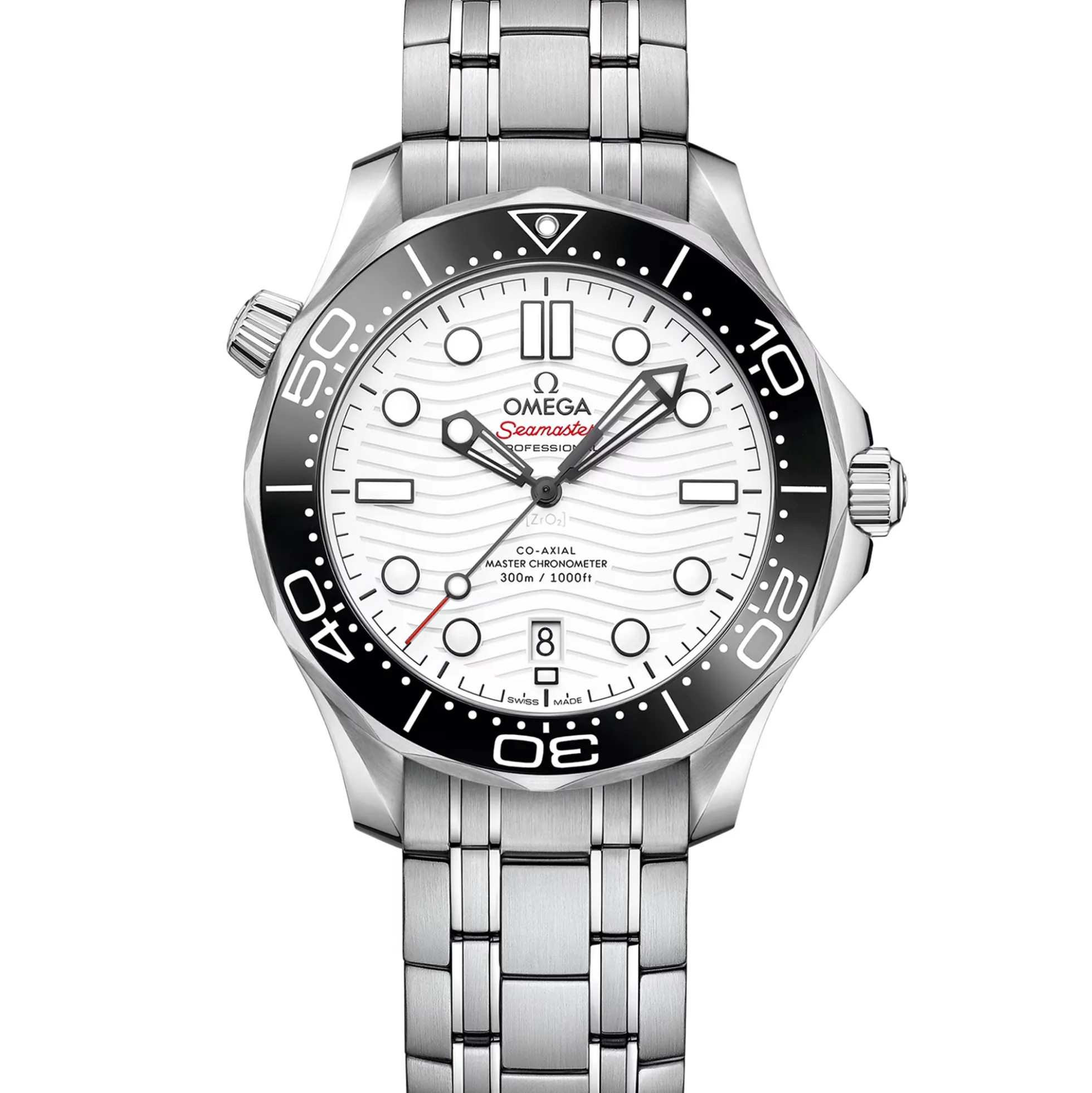 OMEGA Seamaster Diver 300M White Dial Watch, 42mm