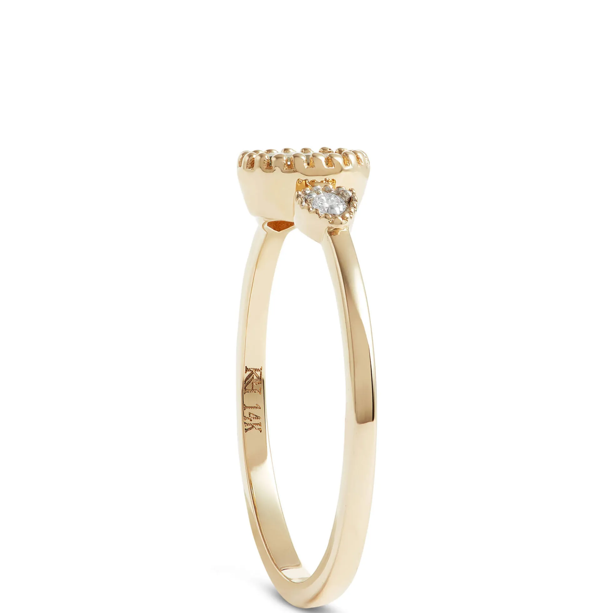 Oval Aquamarine and Diamond Ring, 14K Yellow Gold