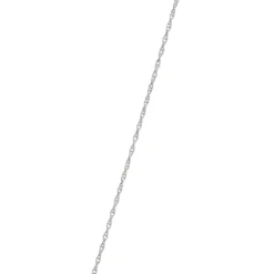 Oval Aquamarine Pendant Necklace, 14K White Gold