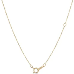 Oval, Marquise and Pear Shaped Diamond Necklace, 14K Yellow Gold