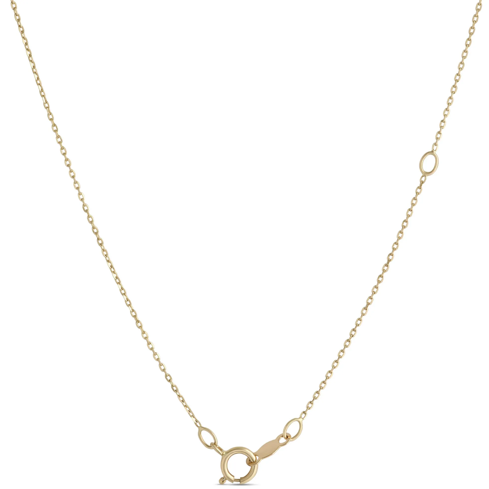 Oval, Marquise and Pear Shaped Diamond Necklace, 14K Yellow Gold
