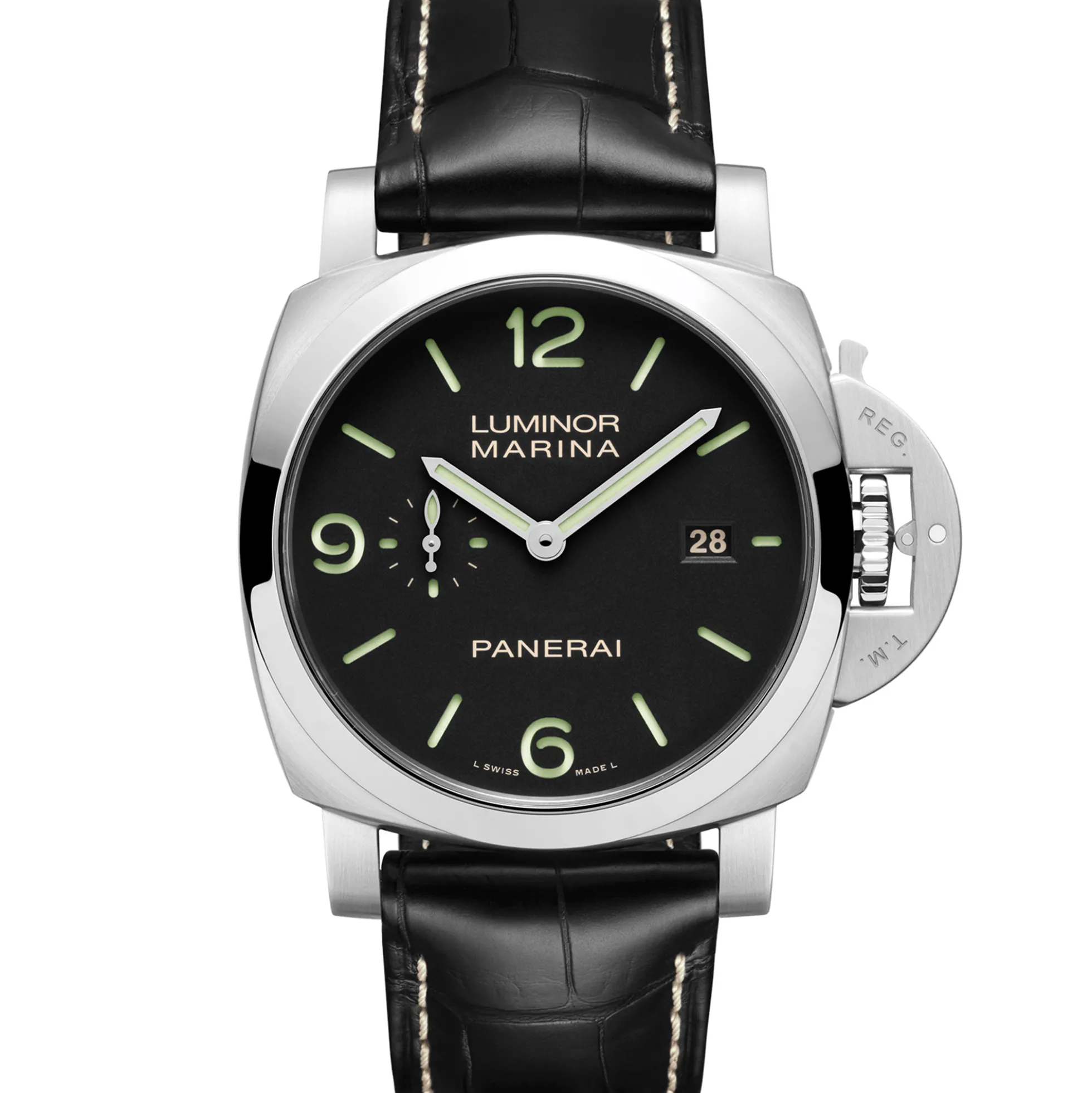 Panerai Luminor Marina Black Dial Watch, 44mm