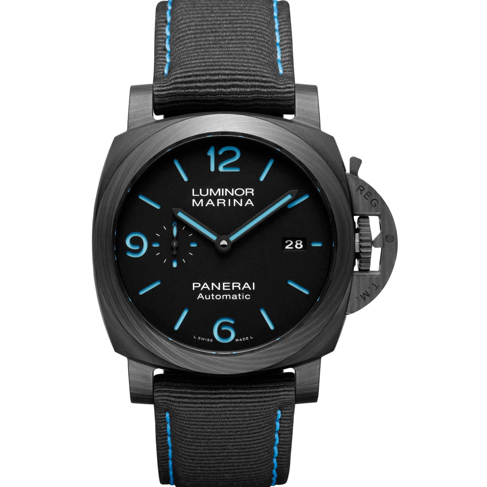 Panerai Luminor Marina Carbotech™ Black Dial Watch, 44mm