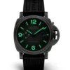 Panerai Luminor Marina Navy Seals Watch Anthracite Dial Black Rubber Strap, 44mm