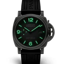Panerai Luminor Marina Navy Seals Watch Anthracite Dial Black Rubber Strap, 44mm