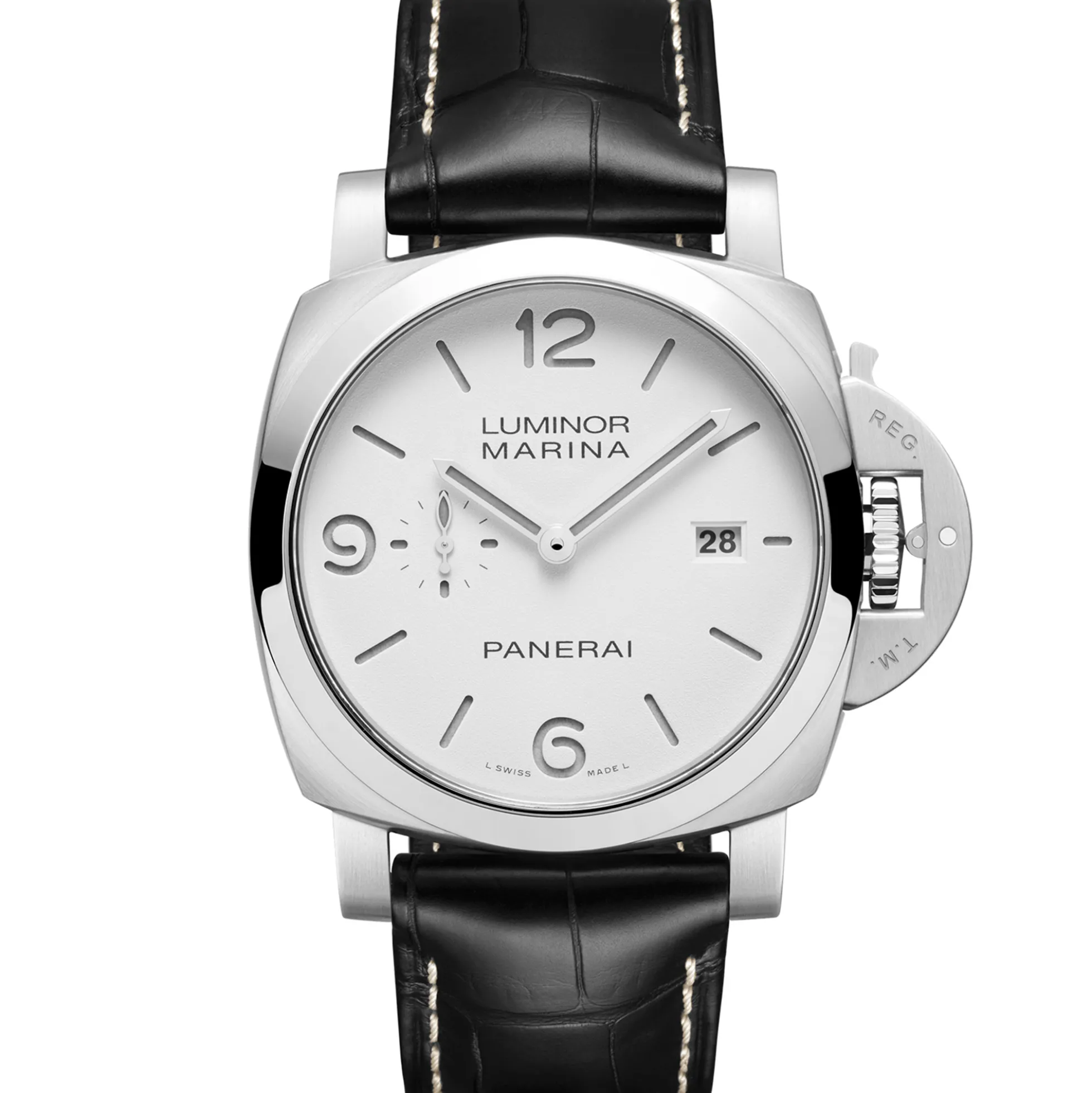 Panerai Luminor Marina White Dial Watch, 44mm