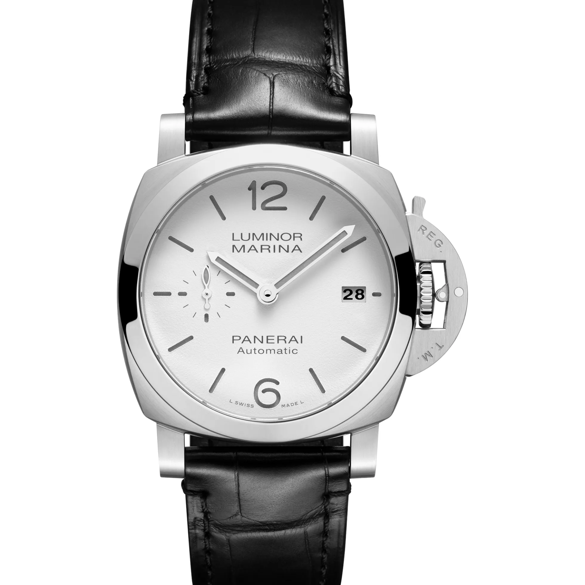 Panerai Luminor Quaranta White Dial Watch, 40mm
