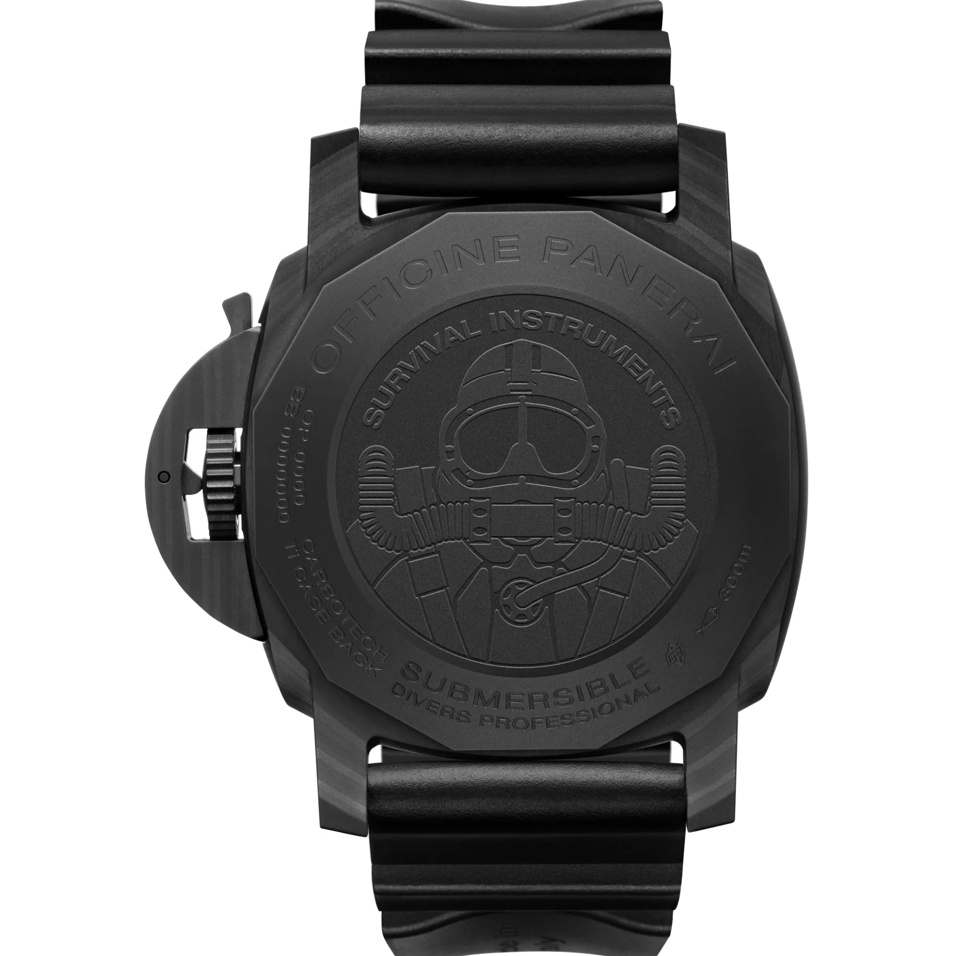 Panerai Submersible Marina Militare Carbotech™ Black Dial Watch, 47mm