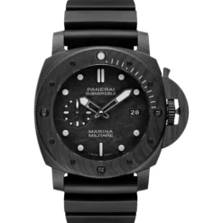 Panerai Submersible Marina Militare Carbotech™ Black Dial Watch, 47mm
