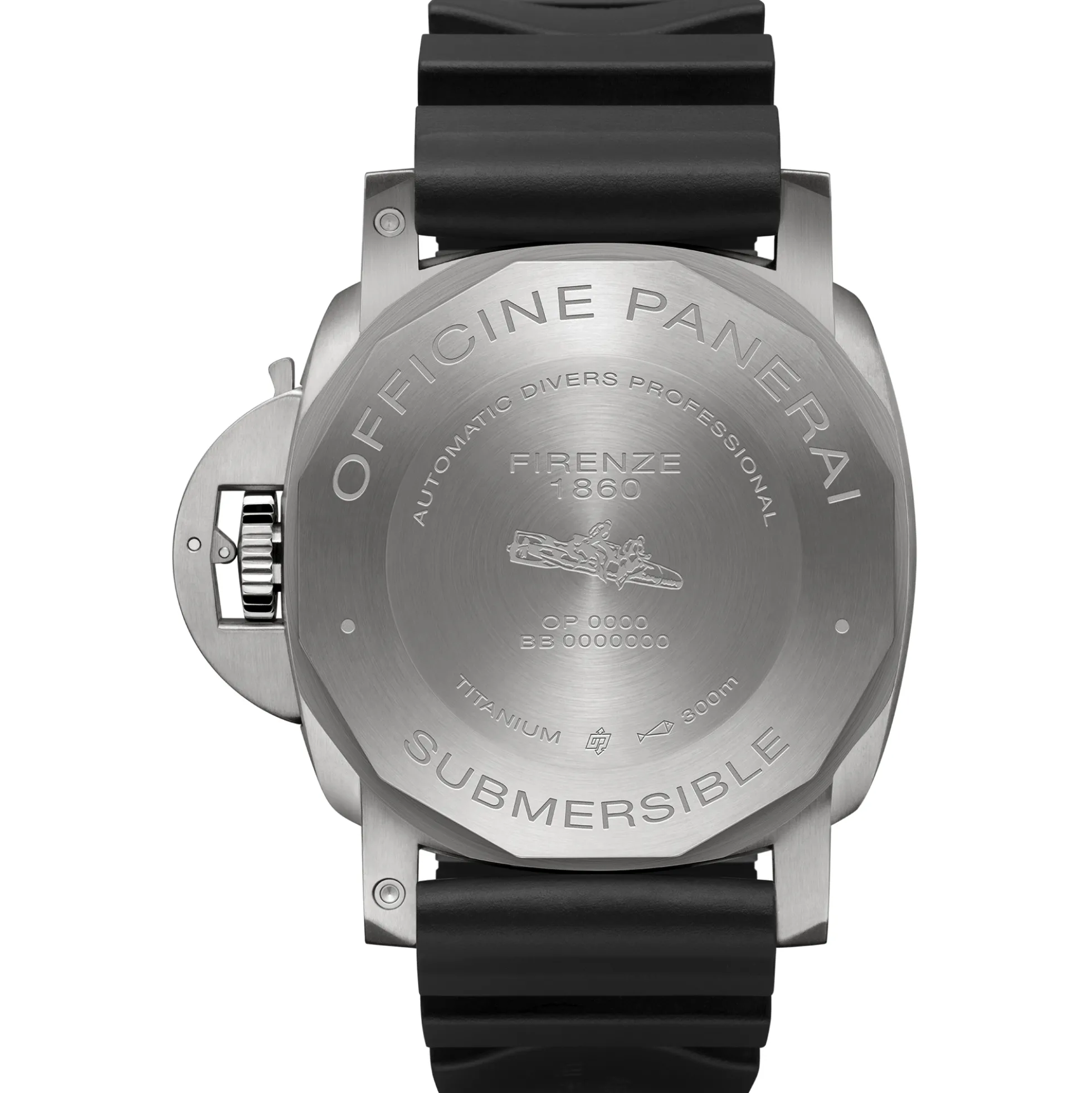 Panerai Submersible Titanio Watch Black Dial, 47MM
