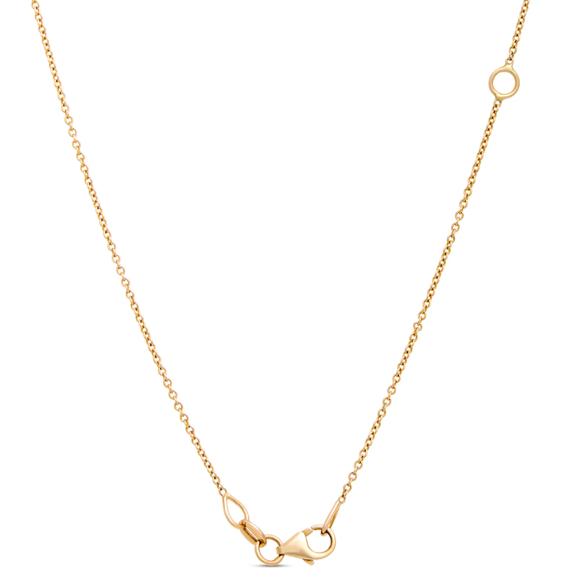 Pear-Shaped Opal and Diamond Pendant Necklace, 14K Yellow Gold