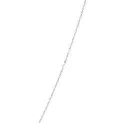 Pear Shaped Pendant with Round Diamonds, ⅓ Total Carat Weight, 14K White Gold