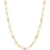 Roberto Coin Designer Gold Fine Paperclip Chain Necklace 18K