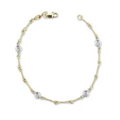 Roberto Coin Diamonds by the Inch 4-Station Diamond Bracelet 18K