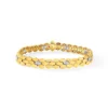Roberto Coin 18K Yellow Gold Cobra Diamond Bracelet