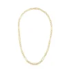 Roberto Coin 18K Yellow Gold Designer Gold Alternating Oval Link Chain Necklace