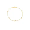 Roberto Coin 18K Yellow Gold Diamonds By The Inch Five Station Bracelet