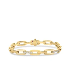 Roberto Coin 18K Yellow Gold Navarra Diamond Accents Bracelet
