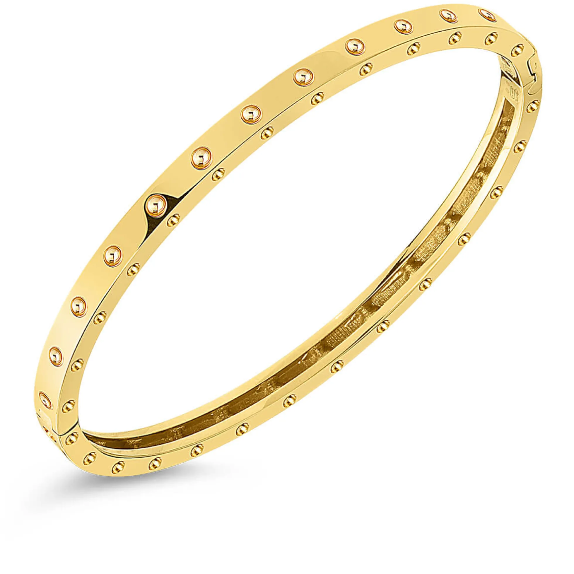 Roberto Coin 18K Yellow Gold Pois Moi Oval Bangle