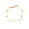 Roberto Coin 18K Yellow Gold Principessa Diamond And Flower Station Bracelet