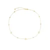 Roberto Coin 18K Yellow Gold Principessa Diamond And Flower Station Necklace