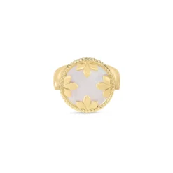 Roberto Coin 18K Yellow Gold Venetian Medallions Medium Reversible Ring