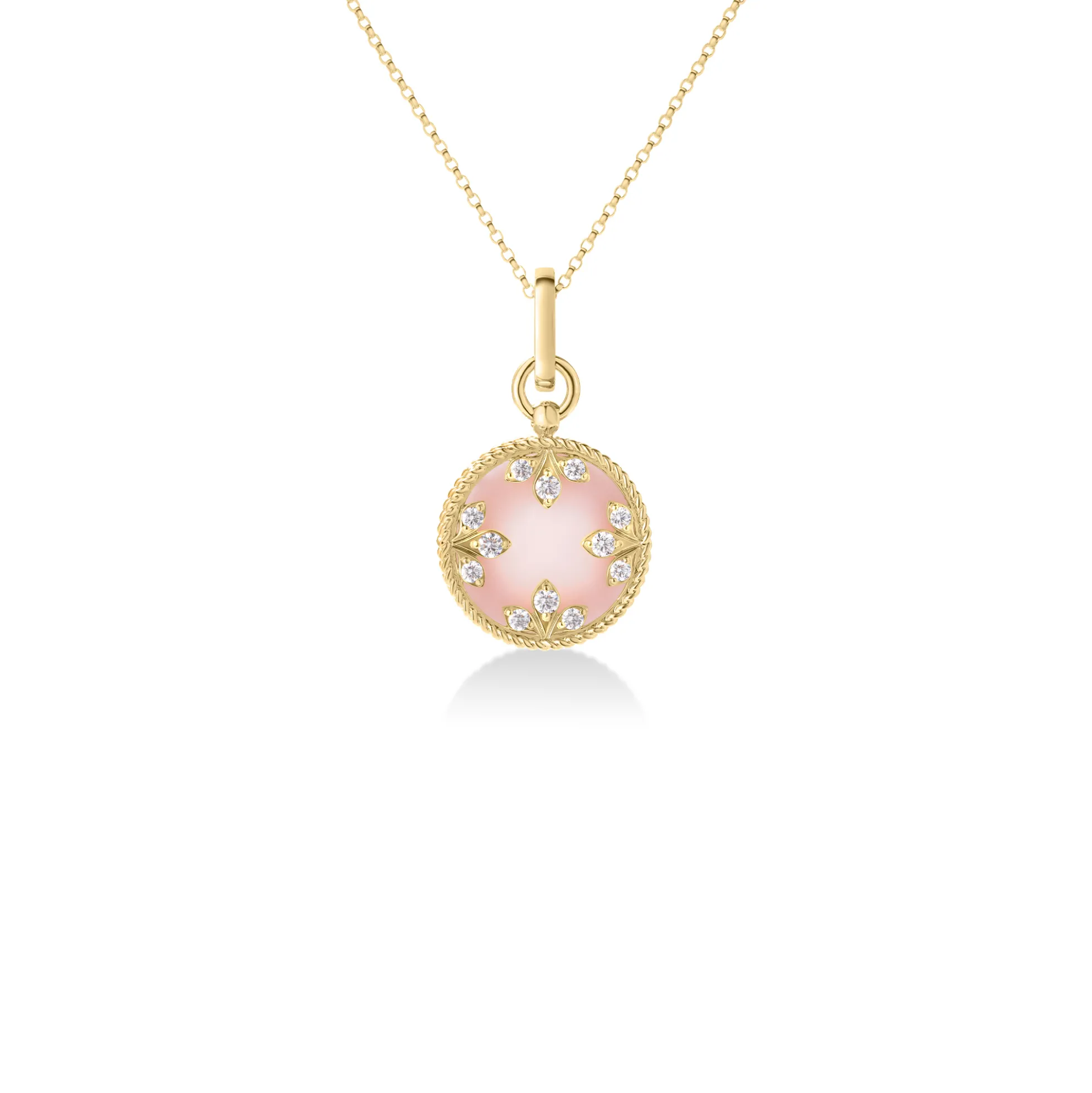 Roberto Coin 18K Yellow Gold Venetian Medallions Medium Pendant Necklace