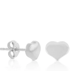 Roberto Coin Tiny Treasures Heart Earrings 18K